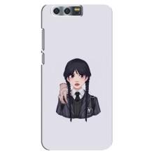 Чехлы Венсдей на Huawei Honor 9, Glory 9, STF Уэнсдей (AlphaPrint) (Уэнздей и Вещь)