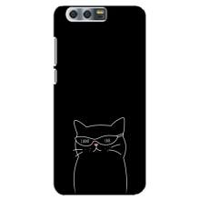 Чехол с рисунком кот на Huawei Honor 9, Glory 9, STF – Равнодушный кот