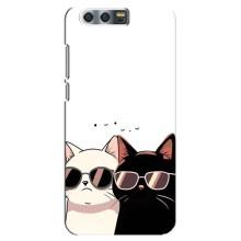 Чехол с рисунком кот на Huawei Honor 9, Glory 9, STF – Коты в очках