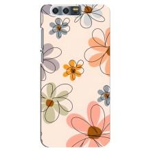 Чехол с цветочным принтом на  Хуавей Хонор 9, Глори 9, СТВ – Разноцветные цветы