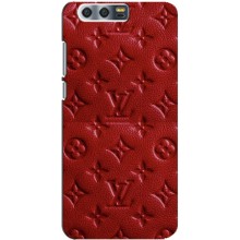 Текстурный Чехол Louis Vuitton для Хуавей Хонор 9 – Красный ЛВ
