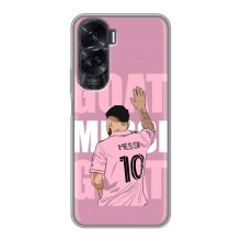 Чехлы Лео Месси в Майами на Huawei Honor 90 Lite (GOAT MESSI)