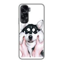 Чехлы с собаками для Huawei Honor 90 Lite (VPrint) (Довольный Хаски)