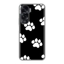 Чехлы с собаками для Huawei Honor 90 Lite (VPrint) (Следы собаки)
