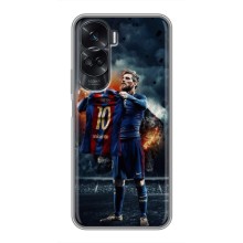 Чехол Месси футболист для Huawei Honor 90 Lite – Месси с футболкой