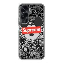 Чохол з Брендами одягу на Хонор 90 Лайт – Supreme Маус