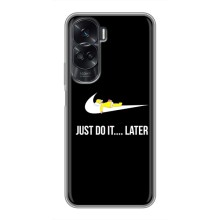 Чехол с логотипом Найк на Huawei Honor 90 Lite (Nike just do it)