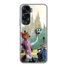 Чохол Зоотрополіс на Huawei Honor 90 Lite – Нік Джуді і змія