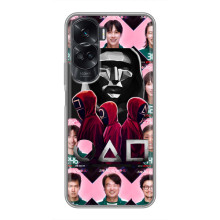 Чохол Гра в кальмара для Huawei Honor 90 Lite – Персонажі гри кальмара