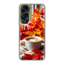 Чохол з унікальним дизайном 'Осінь з кавою' для Huawei Honor 90 Lite