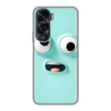 Чохли (ТПУ) (смішні стікери) для Huawei Honor 90 Lite – мордочка