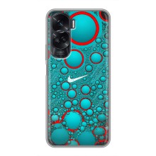 Силиконовый Чехол на Huawei Honor 90 Lite с картинкой Nike – Найк зеленый