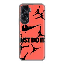 Силиконовый Чехол Nike Air Jordan на Хонор 90 Лайт – Just Do It