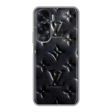 Текстурный Чехол Louis Vuitton для Хонор 90 Лайт (Черный ЛВ)