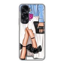 Силіконовый Чохол на Huawei Honor 90 Lite з картинкой Модных девушек (Мода)
