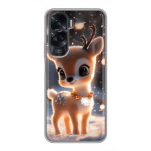 Яскравий чохол для Huawei Honor 90 Lite з Зимові Оленята – Оленятко