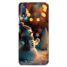 Чехлы на Новый Год Huawei Honor 9X – Снеговик праздничный
