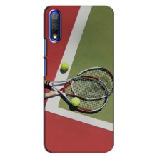 Чехлы с принтом Спортивная тематика для Huawei Honor 9X – Ракетки теннис