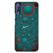 Силиконовый Чехол на Huawei Honor 9X с картинкой Nike – Найк зеленый