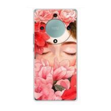 Чехлы (ART) Цветы на Huawei Honor Magic 5 Lite 5G (VPrint) (Глаза в цветах)