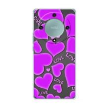 Чехлы для любимой на Хуавей Хонор Меджик 5 Лайт 5G (VPrint) (Pink hearts)
