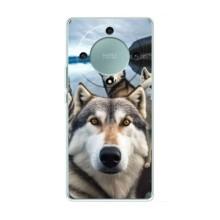 Чехол с Хаски для Huawei Honor Magic 5 Lite 5G - (AlphaPrint) (Селфи ХАски)