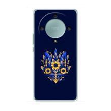 Чехлы для Huawei Honor Magic 5 Lite 5G  Укр. Символика (AlphaPrint) (Цветочный Герб)