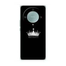 Чехол (Корона на чёрном фоне) для Хуавей Хонор Меджик 5 Лайт 5G – Белая корона