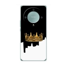 Чехол (Корона на чёрном фоне) для Хуавей Хонор Меджик 5 Лайт 5G – Золотая корона