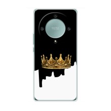 Чохол (Корона на чорному фоні) для Хуавей Хонор Магік 5 Лайт 5G (Золота корона)