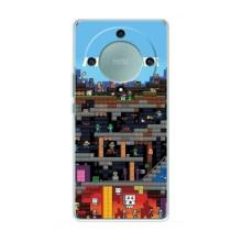 Чехол Майнкрафт на Huawei Honor Magic 5 Lite 5G (AlphaPrint) Minecraft (фон Minecraft)