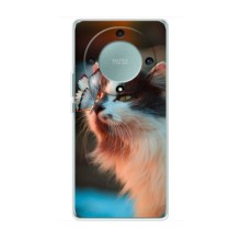 Чехол на Хуавей Хонор Меджик 5 Лайт 5G с Котами (VPrint) (Котик с бабочкой)