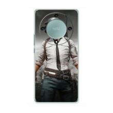 Силиконовый чехол с картинкой "Герой Pubg" на Huawei Honor Magic 5 Lite 5G (Пабг)
