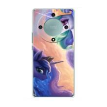 Чехол для Хуавей Хонор Меджик 5 Лайт 5G - (Единорожки - Новинки) (AlphaPrint) (Единорожки)