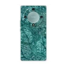 Мраморный чехол на Huawei Honor Magic 5 Lite 5G (VPrint) (Зеленый мрамор)