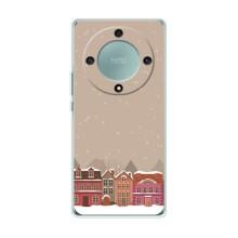 Новогодние, Праздничные Чехлы для Huawei Honor Magic 5 Lite 5G - 2024 год (Зимний город)