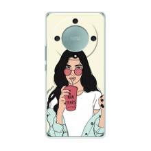 Силіконовый Чохол на Huawei Honor Magic 5 Lite 5G з картинкой Модных девушек (З напоєм)