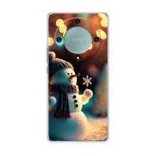 Чехлы на Новый Год Huawei Honor Magic 6 Lite 5G – Снеговик праздничный