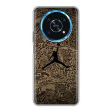 Чехлы для Huawei Honor Magic 6 Lite 5G - с картинкой JORDAN (AlphaPrint) (Logo Jordan)