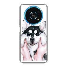 Чехлы с собаками для Huawei Honor Magic 6 Lite 5G (VPrint) (Довольный Хаски)