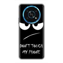 Чехол для Хуавей Хонор Меджик 6 Лайт 5G - (AlphaPrint) с печатью (ТОП продаж) (Dont Touch)