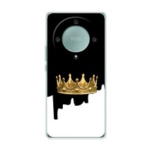 Чехол (Корона на чёрном фоне) для Хуавей Хонор Меджик 6 Лайт 5G – Золотая корона