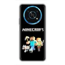 Чохол Майнкрафт на Huawei Honor Magic 6 Lite 5G (AlphaPrint) Minecraft – герої Minecraft