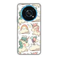 Чохол для Хуавей Гонор Магік 6 Літ 5Дж - (Єдинорожки - Новинки) (AlphaPrint) – Єдиноріжки