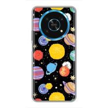 Космические Чехлы для Хуавей Хонор Меджик 6 Лайт 5G (VPrint) – Рисованные планеты