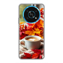 Чехол с уникальным дизайном «Осень с кофе» для Huawei Honor Magic 6 Lite 5G