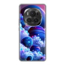 Чохли КОСМОС  на Huawei Honor Magic 6 Pro (Сині планети)