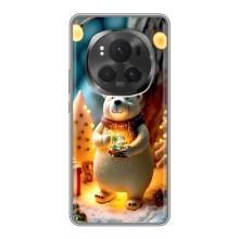 Чохли на Новий Рік Huawei Honor Magic 6 Pro (Новорічний ведмедик)