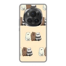 Чохли з зображенням різних тварин на Huawei Honor Magic 6 Pro (Три ведмедя)