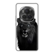 Чохли з картинкою животних Huawei Honor Magic 6 Pro (Чорний ЛЕВ)